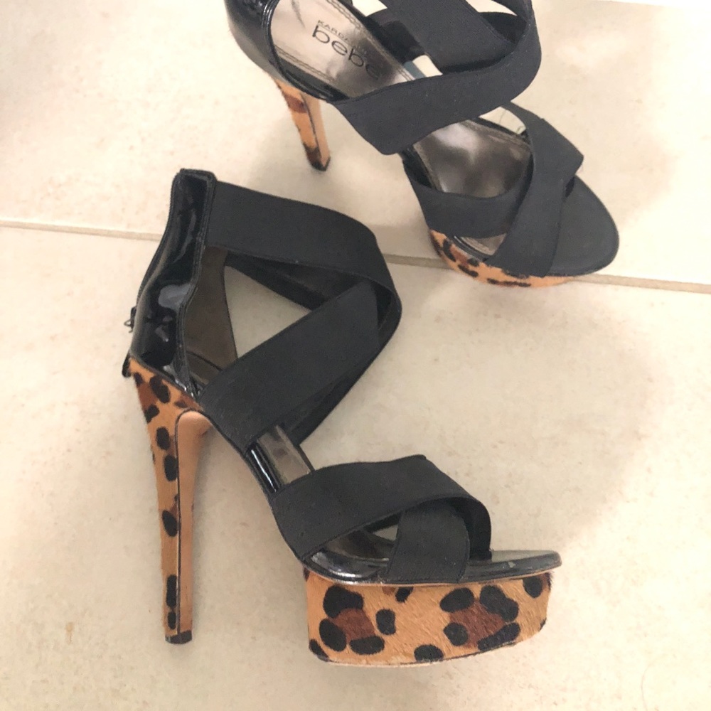 Bebe cheetah platforms.
